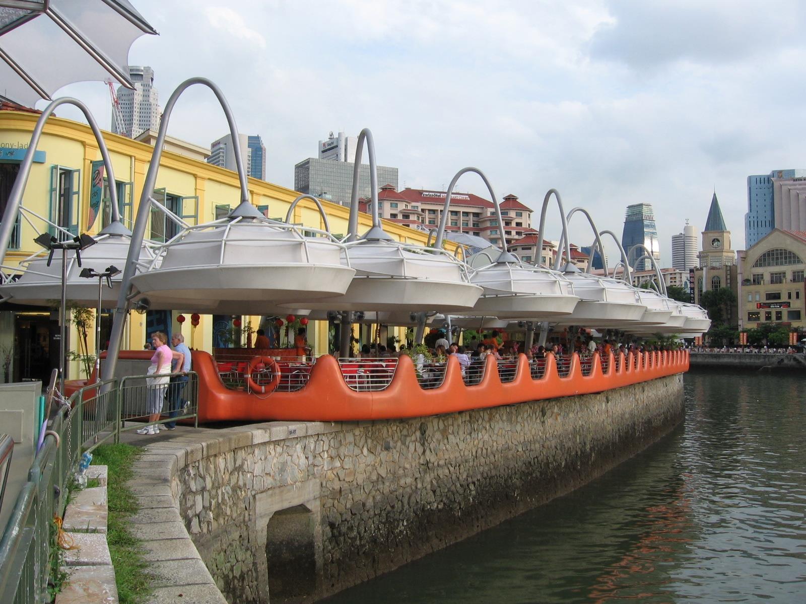 Met A Space Pod @ Boat Quay Singapore Esterno foto